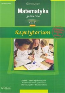 Obrazek Matematyka Repetytorium 2 Geometria Gimnazjum