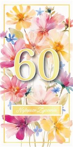 Picture of Karnet Urodziny 60