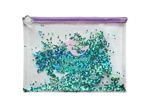 Obrazek Piórnik/saszetka sypkie cekiny