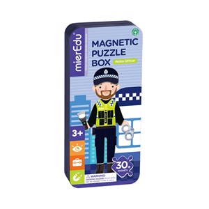Obrazek Puzzle magnetyczne Policjant