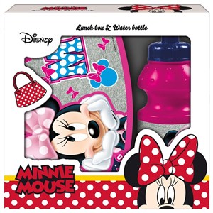 Obrazek Zestaw śniadaniówka + bidon Minnie