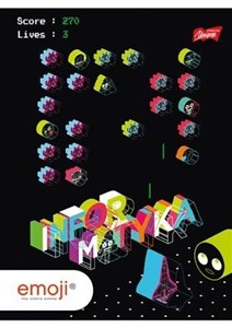 Obrazek Zeszyt A5/60K kratka Informatyka Emoji (10szt)