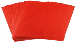 Picture of Filc A4 czerwony 1mm 10szt