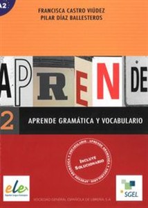 Obrazek Aprende 2 gramatica y vocabulairo A2