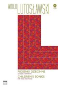 Piosenki d... - Witold Lutosławski -  Polish Bookstore 