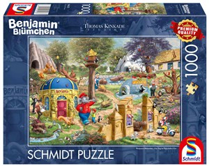 Obrazek Puzzle 1000 PQ T. Kinkade Słoń Benjamin 112337