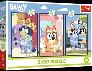 Obrazek Puzzle Rodzina Bluey 3 x 50