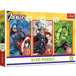 Picture of PUZZLE 3x50  Twój bohater 34891