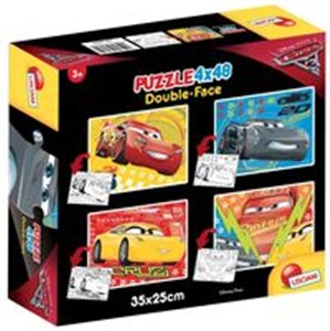 Obrazek Puzzle dwustronne 4x48 Auta 3