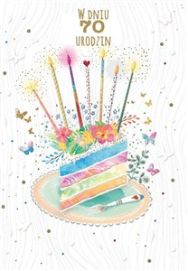 Picture of Karnet okolicznościowy Urodziny 70