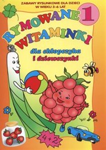 Obrazek Rymowane witaminki dla chłopczyka i dziewczynki 1 Zabawy rysunkowe dla dzieci w wieku 3 - 6 lat
