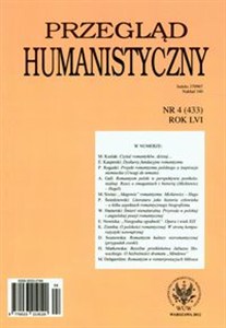 Obrazek Przegląd humanistyczny 4/2012