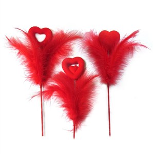 Picture of Serduszko z piórami na piku