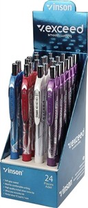 Obrazek Długopis automat. Exceed 208 niebieski (24szt)