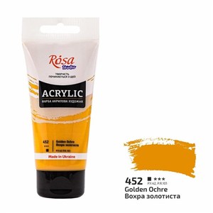 Obrazek Farba akrylowa golden ochre 452 75ml