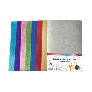 Picture of Pianka dekoracyjna YN Joy, A4/8 ark. - metaliczna
