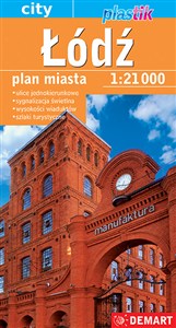 Obrazek Łódź plan miasta  1:21 000
