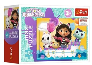 Obrazek Puzzle 20 miniMaxi Kolorowy dzień Gabby 4 TREFL