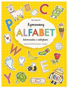 Obrazek Rymowany alfabet. Kolorowanka z naklejkami