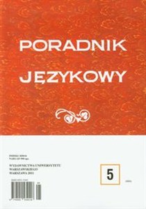 Obrazek Poradnik językowy 5/2011