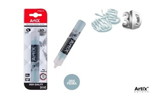 Obrazek Farba strukturalna 3D szaro-niebieski 30ml