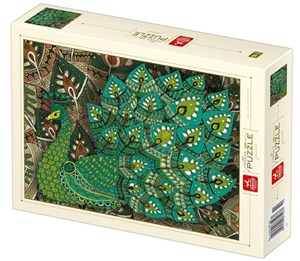 Obrazek Puzzle 1000 Kolorowy Paw