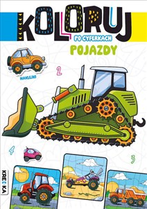 Obrazek Koloruj po cyferkach Pojazdy