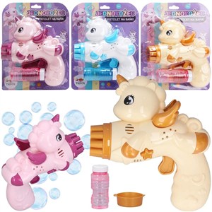 Obrazek Pistolet na bańki jednorożec MIX