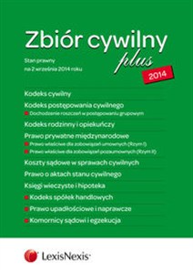 Obrazek Zbiór cywilny PLUS 2014 K.C., K.P.C., K.R.O., P.P.M., K.S.C., A.S.C., K.W.H., K.S.H., P.U.N.