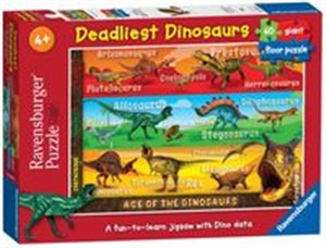 Picture of Puzzle Śmiercionośne Dinozaury 60