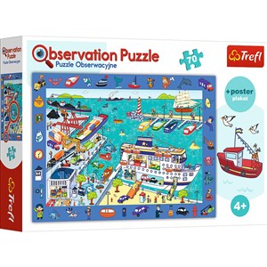 Obrazek Puzzle 70 Obserwacyjne Odwiedzamy port
