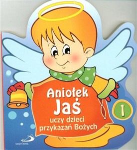 Obrazek Aniołek Jaś uczy dzieci przykazań Bożych