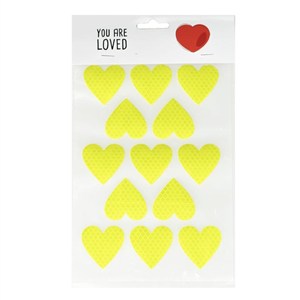 Obrazek Naklejki odblaskowe serca