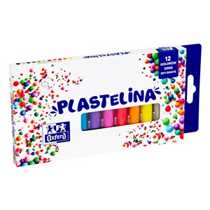 Obrazek Plastelina Oxford 12 kolorów