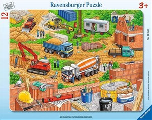 Obrazek Puzzle ramkowe 15 Praca na budowie