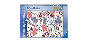 Obrazek Puzzle 500 Przetasowane karty