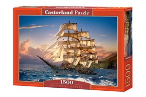 Obrazek Puzzle Sailing at Sunset 1500
