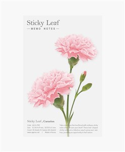 Obrazek Kartki samoprzylepne Goździk różowy M 40 karteczek