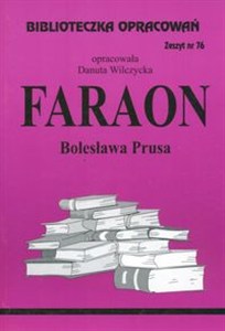 Obrazek Biblioteczka Opracowań Faraon Bolesława Prusa Zeszyt nr 76