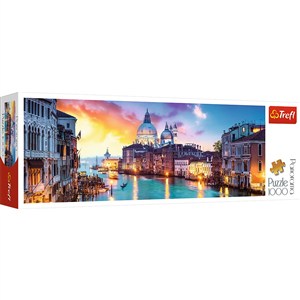 Obrazek Puzzle Panorama Canal Grande Wenecja 1000