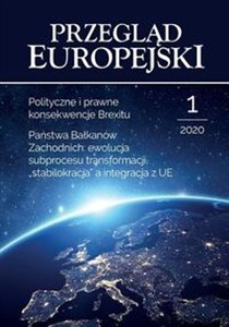 Obrazek Przegląd Europejski 1/2020