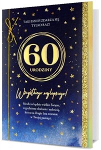 Picture of Karnet B6 Urodziny 60