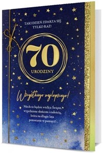 Picture of Karnet B6 Urodziny 70