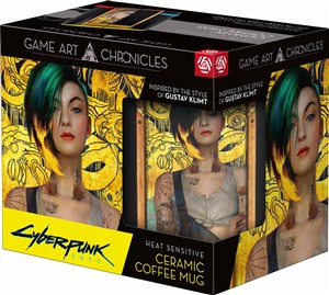 Obrazek Kubek 450ml Game Art Chronicles Cyberpunk 2077 Judy &Gustaw Klimt Mug