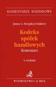 Obrazek Kodeks spółek handlowych Komentarz