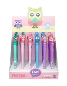 Obrazek Długopis świecący sowa U718 mix