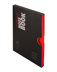Picture of Notes Indeed B5 kratka czerwony