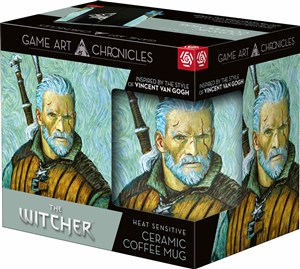 Obrazek Kubek 450ml Game Art Chronicles The Witcher Geralt Van Gogh Mug