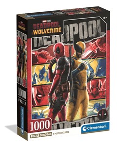 Obrazek Puzzle 1000 Compact Deadpool and Wolverine 37050