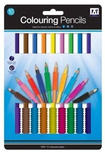 Obrazek Kolorowe kredki z nakladkami